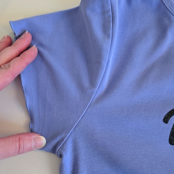 Dolls Kill Horoscopez Mind Reader Graphic Cropped Baby Tee Psychic Moon Glitter - Picture 7 of 10